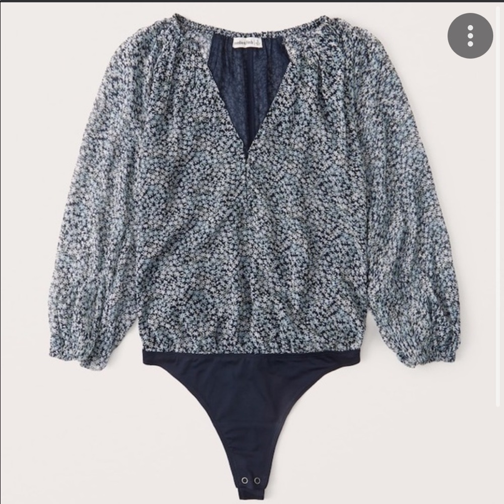 Abercrombie V-neck Blousey Bodysuit